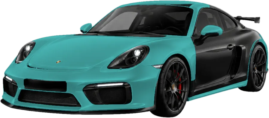 Track Pack PPF protecting a Porsche's hood, fenders, bumpers, and mirrors.